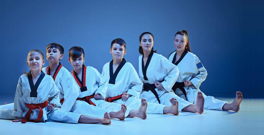 Martial Arts Lessons for Kids in Amarillo TX - Kids Group Splits