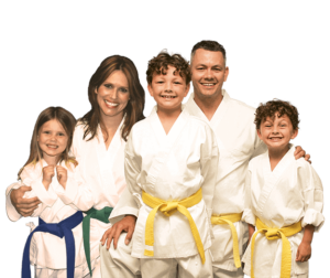 Martial Arts Lessons for Families in Amarillo TX - Group Family for Martial Arts Footer Banner