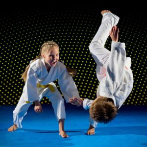 Martial Arts Lessons for Kids in Amarillo TX - Judo Toss Kids Girl