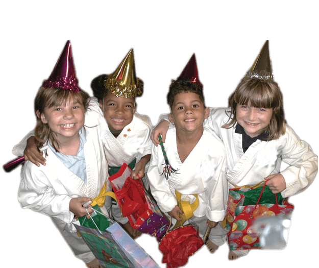 Martial Arts Birthday Party in Amarillo TX - Happy Birthday Kids Party Footer Banner