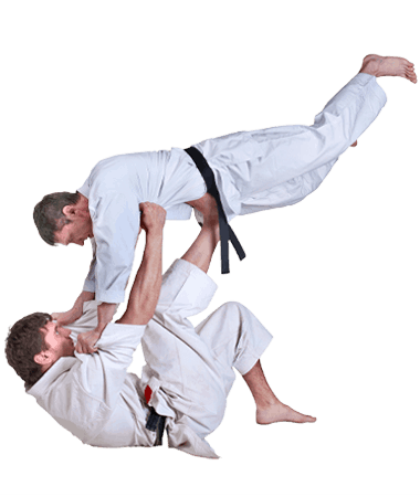 Brazilian Jiu Jitsu Lessons for Adults in Amarillo TX - BJJ Floor Throw Men